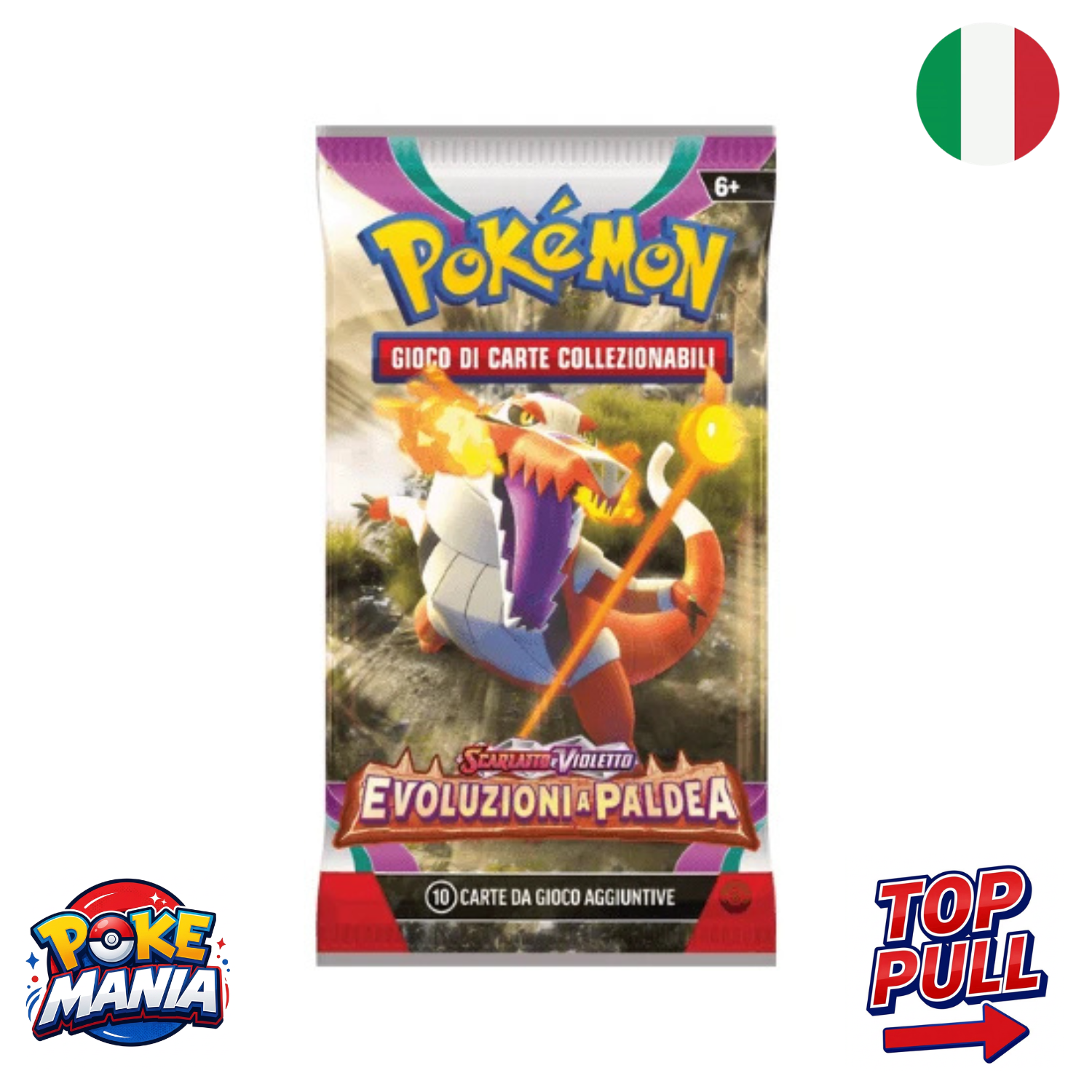 Evoluzioni a Paldea - 1 Pack da 10 cards [Italiano] - Aperto in Live