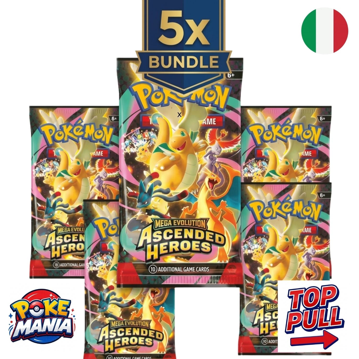Ascesa Eroica - 5 Packs da 10 cards [Italiano]