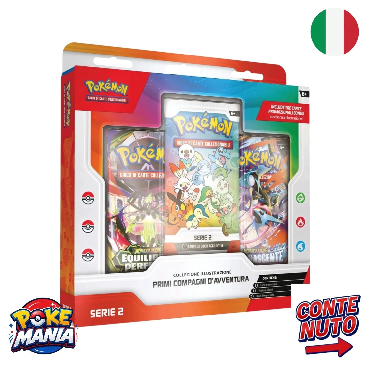 Collezione Illustrazione Primi Compagni d’Avventura Serie 2 - 3 Packs [Italiano]