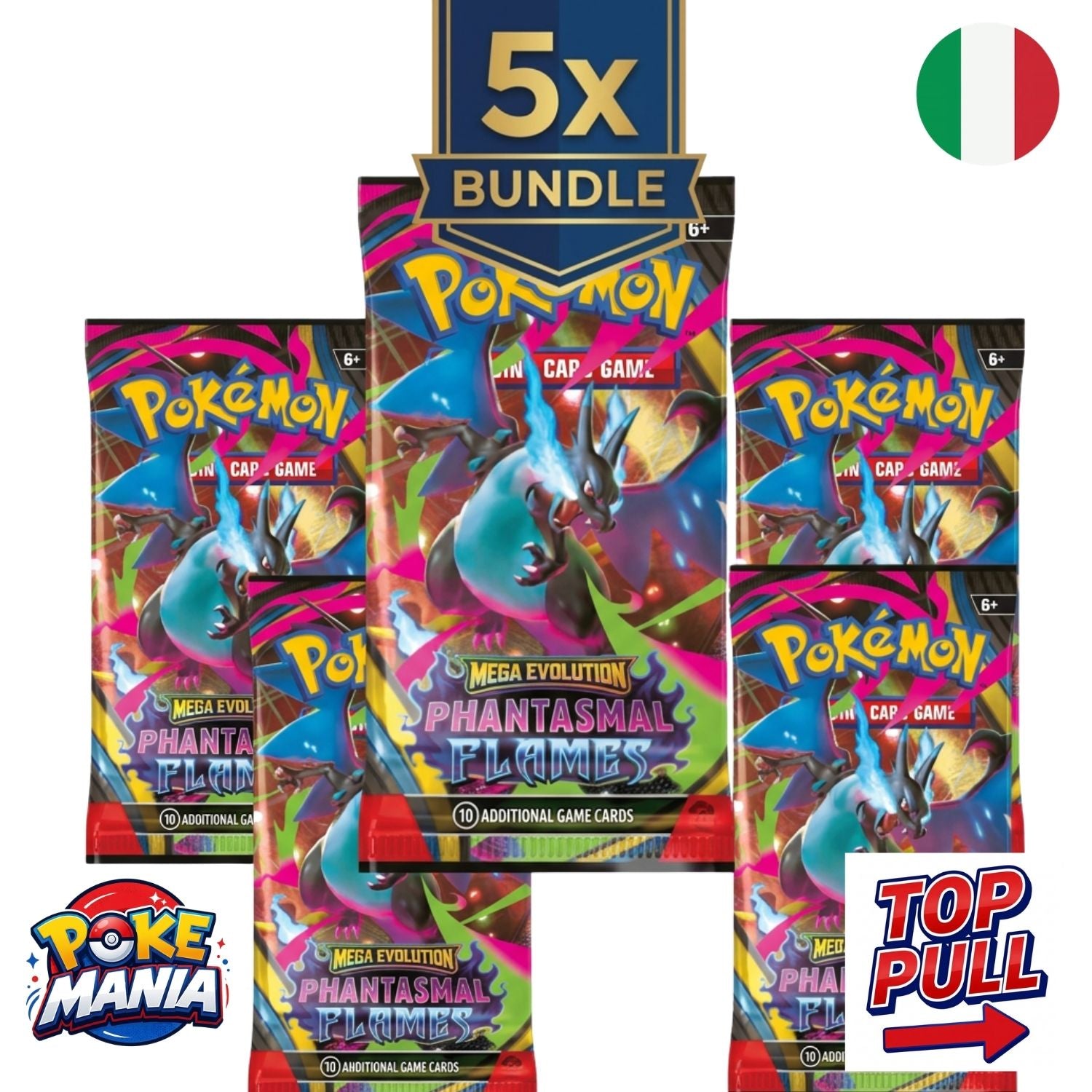 Fiamme Spettrali - 5 Packs da 10 cards [Italiano]