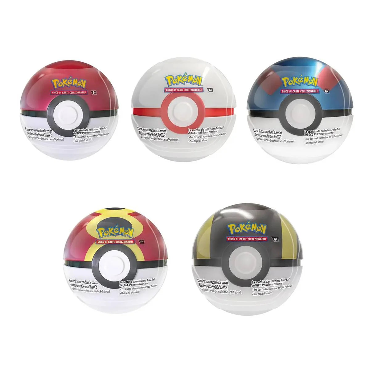 Pokéball Tin - Astri, lucentezza, scarlatto - 3 Packs da 10 cards [Simplified Chinese]
