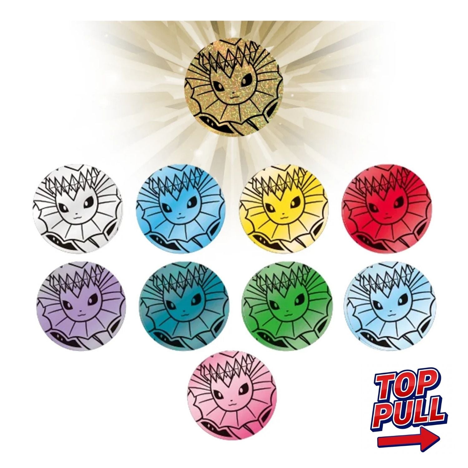 Terastal Grand Gathering - Coin Set Vaporeon [Simplified Chinese]